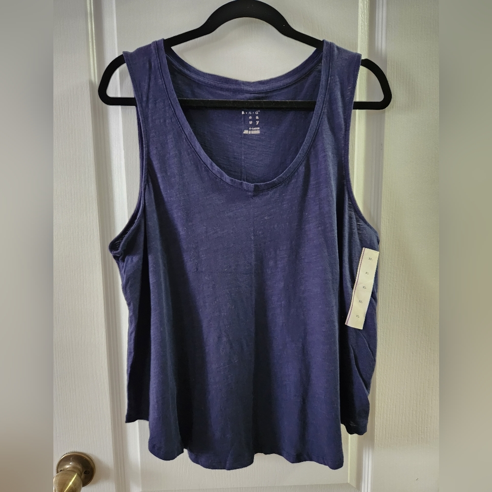 a.n.d ea wy Women's Tank Top,‎ Blue Size Xl